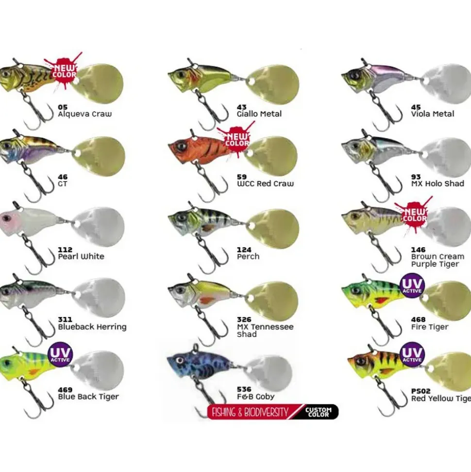 Molix Lipless Crankbait Trago Spin Tail 14g 30 mm