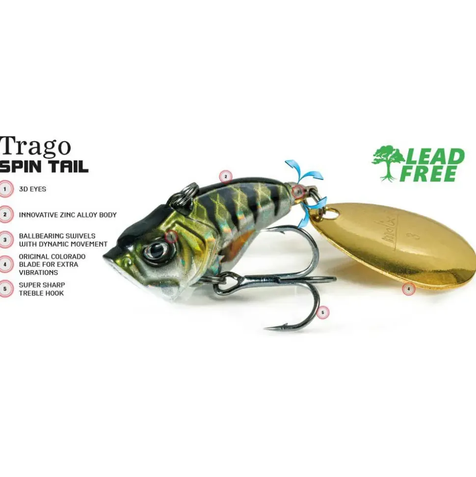 Molix Lipless Crankbait Trago Spin Tail 14g 30 mm