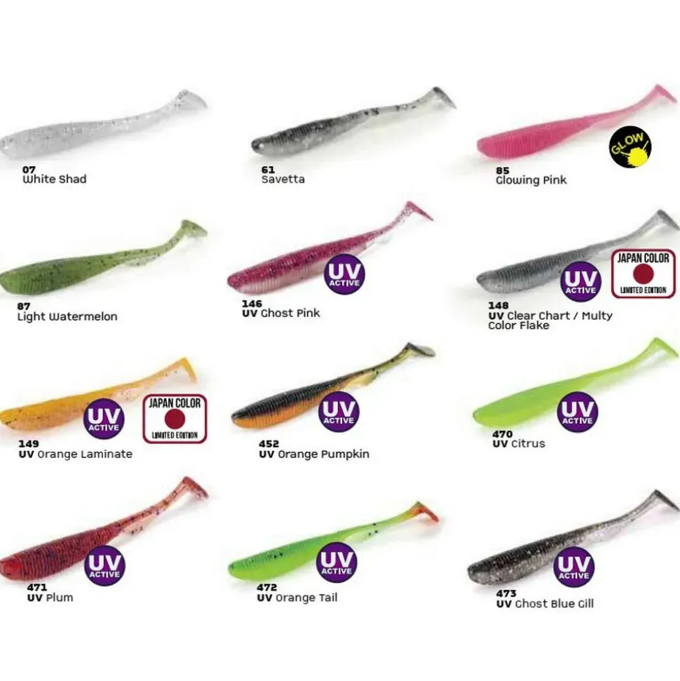 Molix Vinilo Real Action Shad 50 mm