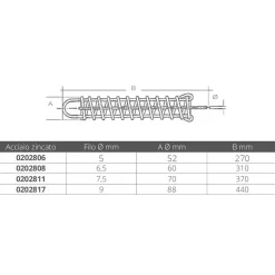 Nantong Five-wood Muelle de Amarre Galvanizado