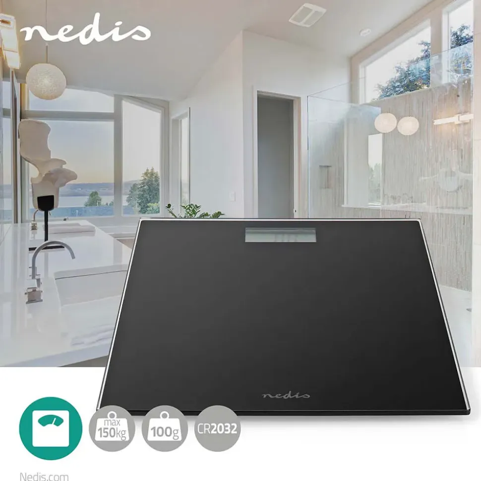 Nedis Báscula PESC500BK