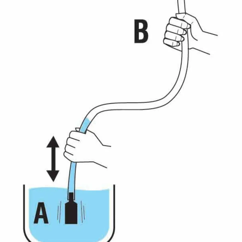 Nuova Rade Bomba de manguera de aspiración manual 160 cm