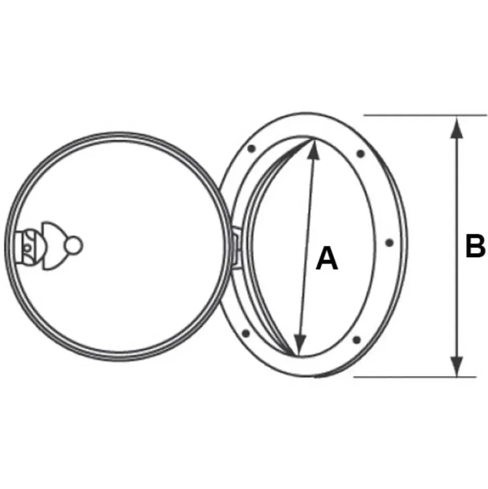 Nuova Rade Escotilla de inspección redonda