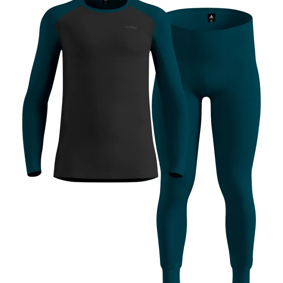 Odlo Conjunto de capa base de manga larga Active Warm Special