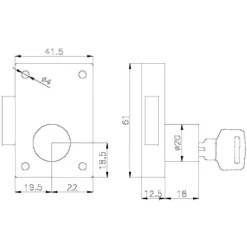 Olcese Ricci Sujetapuertas Sx Chromed Brass