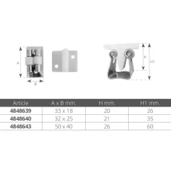 Olcese Ricci Tope de Puerta Grande de Resorte Acero inoxidable