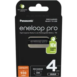 Panasonic Pila recargable Eneloop Pro Micro BK-4HCDE/4BE