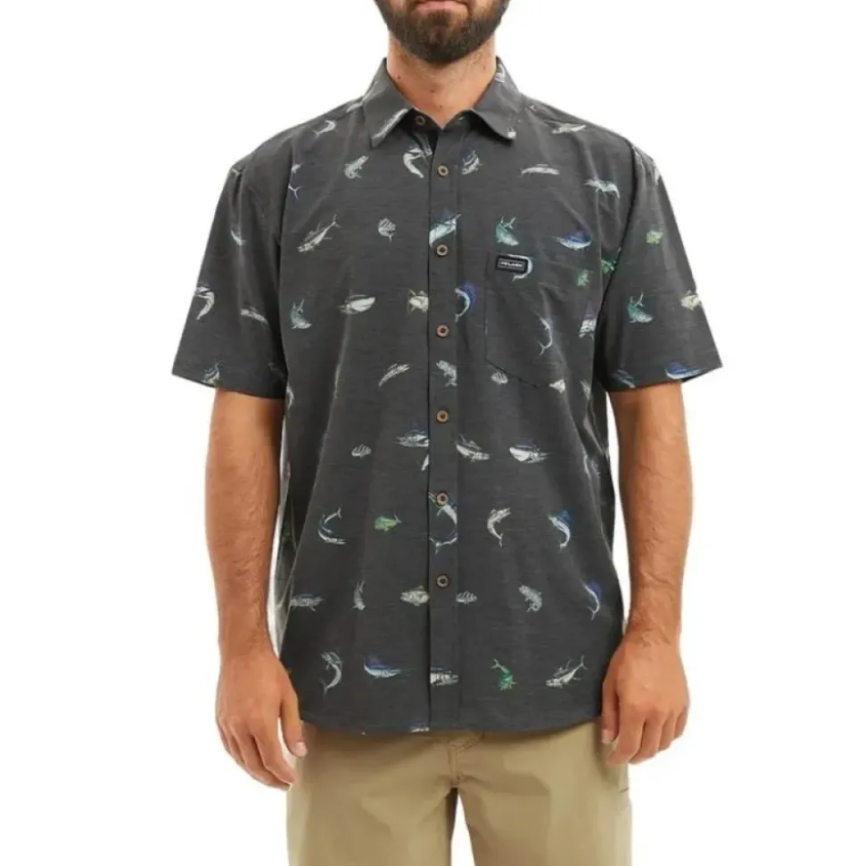 Pelagic Camisa de manga corta Dockside Stretch Woven