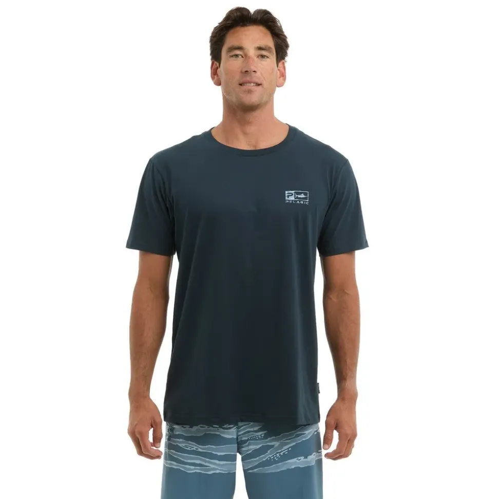 Pelagic Camiseta de manga corta Prem Wahoo Icon