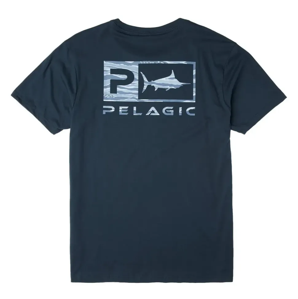 Pelagic Camiseta de manga corta Prem Wahoo Icon
