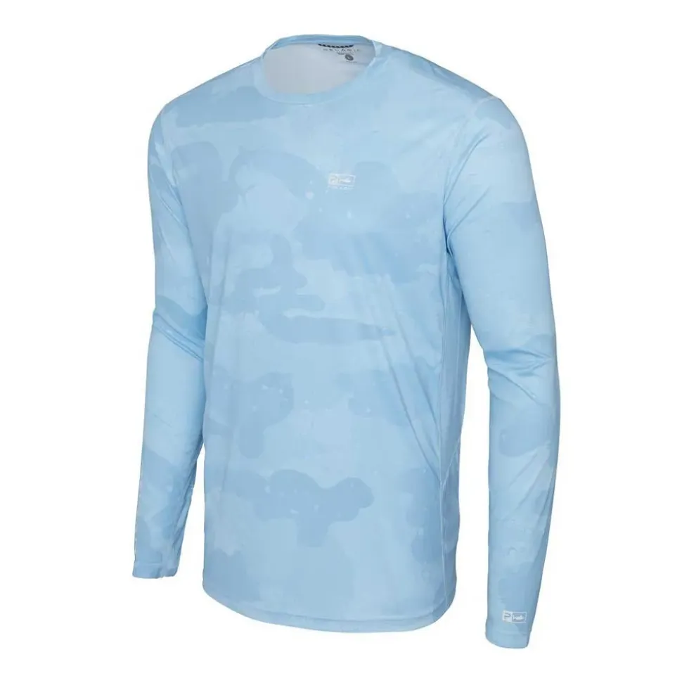 Pelagic Camiseta de manga larga con protección UV Vaportek Brush Camo Allover