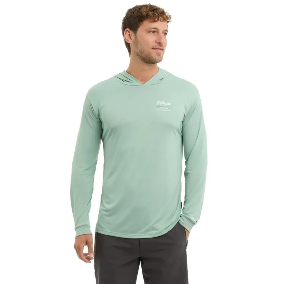 Pelagic Camiseta de manga larga con capucha UV Aquatek Rodney