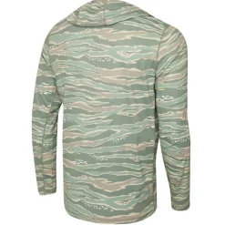 Pelagic Camiseta de manga larga con capucha UV Vaportek Wahoo Camo