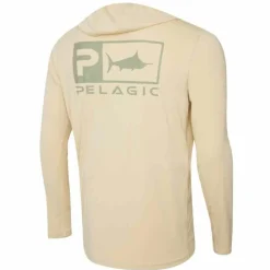 Pelagic Camiseta de manga larga con capucha UV Vaportek Rusted Icon