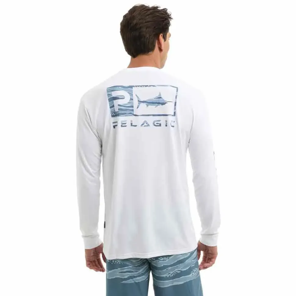 Pelagic Camiseta de manga larga con protección UV Aquatek Wahoo Icon