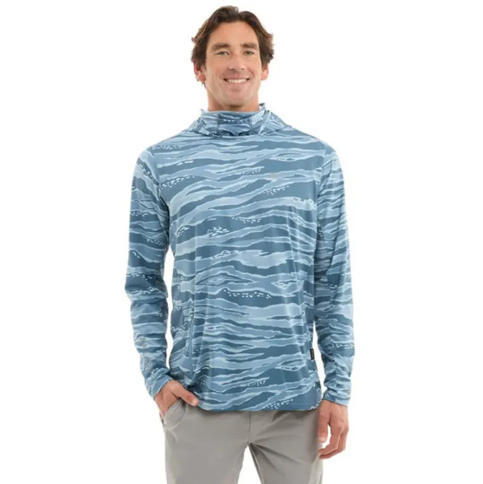 Pelagic Camiseta de manga larga con capucha UV Exo Tech Wahoo