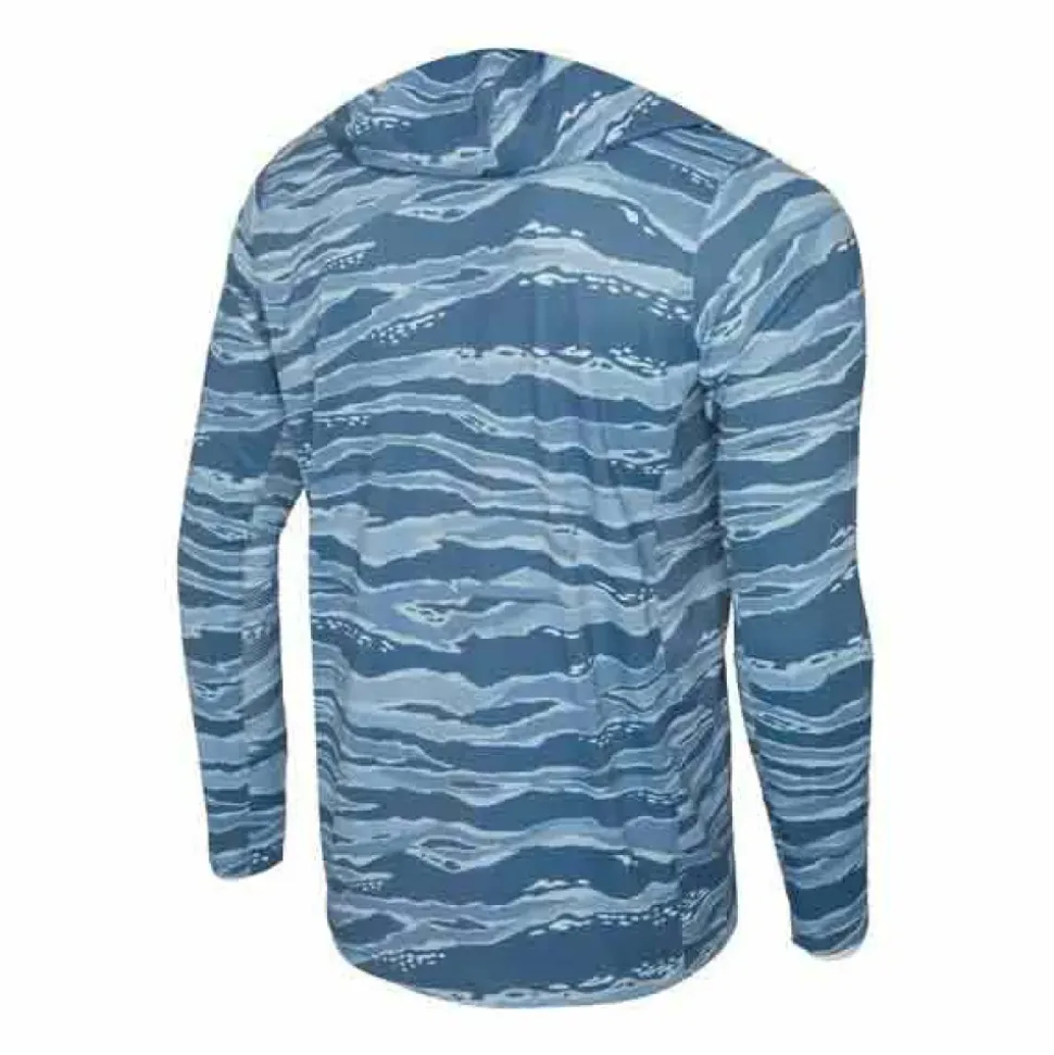 Pelagic Camiseta de manga larga con capucha UV Exo Tech Wahoo