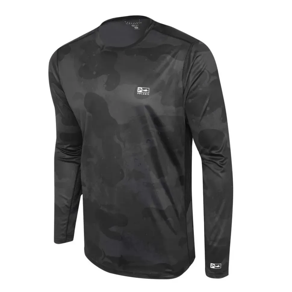 Pelagic Camiseta de manga larga con protección UV Vaportek Brush Camo Allover