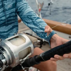 Pelagic Camiseta de manga larga con protección UV Vaportek Wahoo Camo