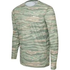 Pelagic Camiseta de manga larga con protección UV Vaportek Wahoo Camo