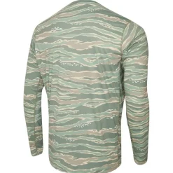 Pelagic Camiseta de manga larga con protección UV Vaportek Wahoo Camo