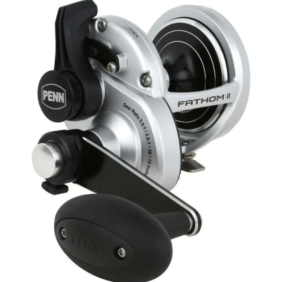PENN Carrete de jigging Fathom™ II Lever Drag 2 Speed 60