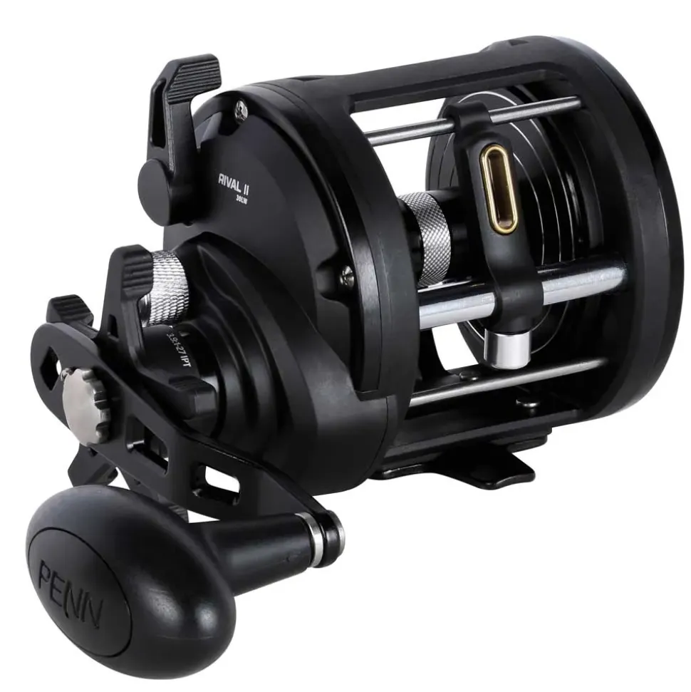 PENN Carrete de jigging Rival™ II Level Wind 30L