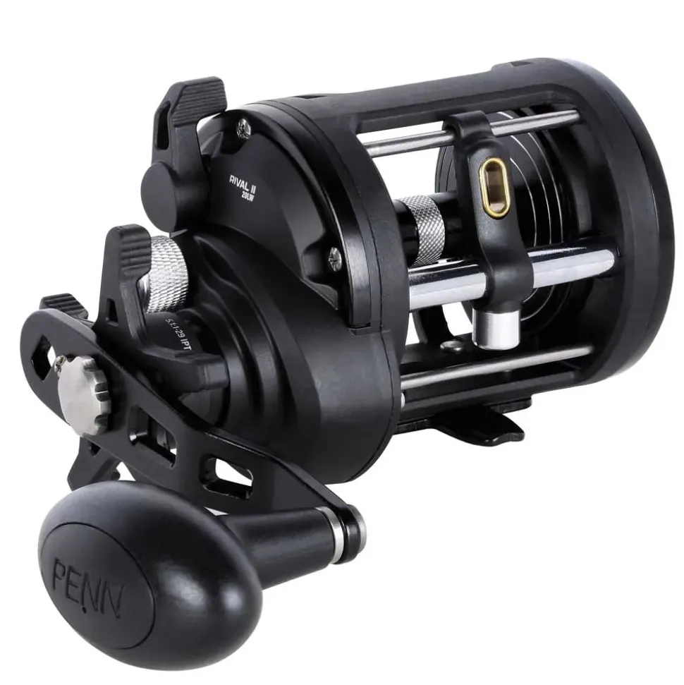 PENN Carrete de jigging Rival™ II Level Wind 20L
