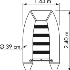 Plastimo Barco inflable Raid II P240SH