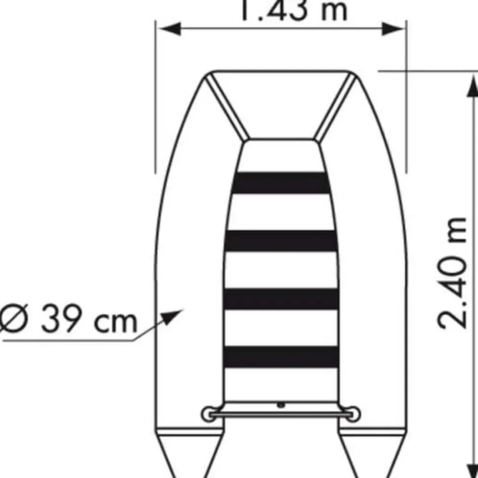 Plastimo Barco inflable Raid II P240SH