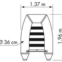 Plastimo Bote inflable Raid II P200SH