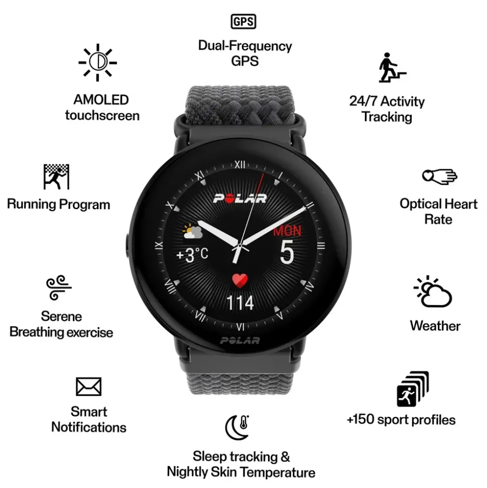 Polar Reloj Ignite 3 Braided Yarn
