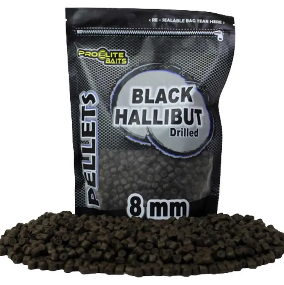 Pro Elite Baits Pellets para pesca Black Hallibut 900g