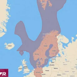 Raymarine Carta Náutica Precargada de Europa del Norte para LightHouse SD 32Gb