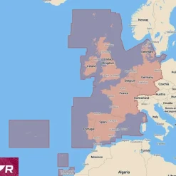 Raymarine Plotter con cartografía Axiom + 9 RV RV3D LightHouse Western Europe
