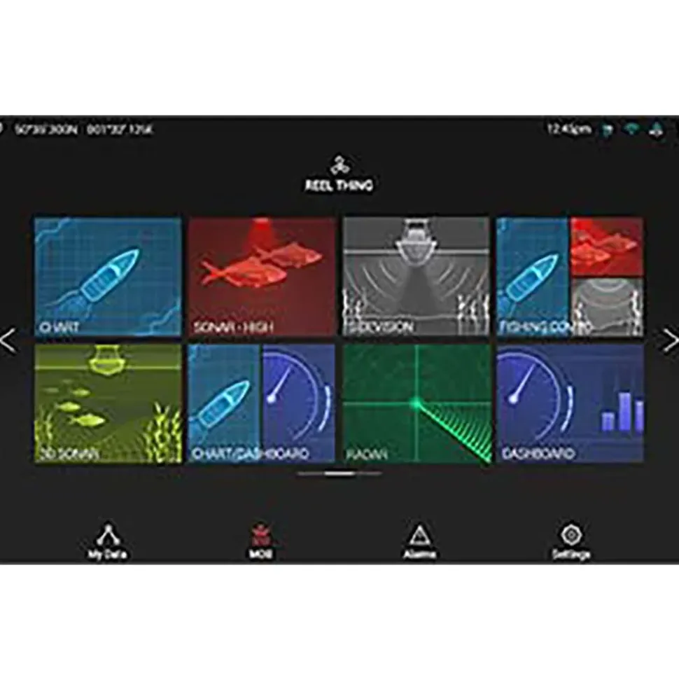 Raymarine Plotter con transductor y cartografía Axiom 9RV Promotional Pack