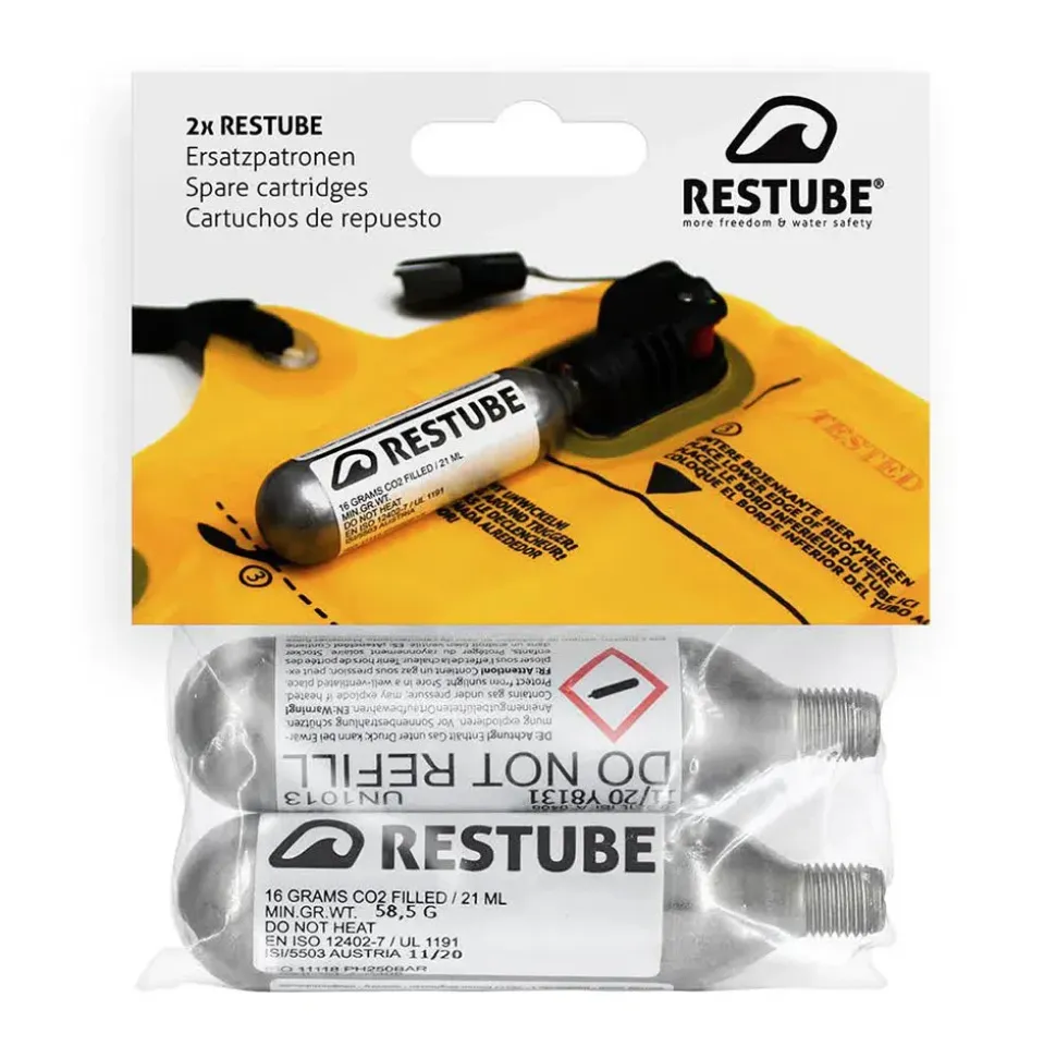 Restube Cartucho de CO2 16g 2 unidades
