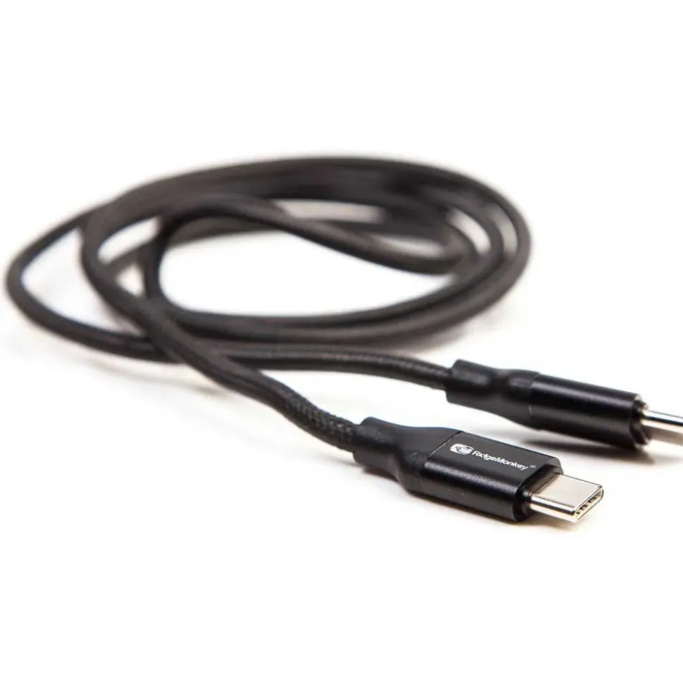Ridgemonkey Cable de entrega de energía USB C de bóveda 1 m