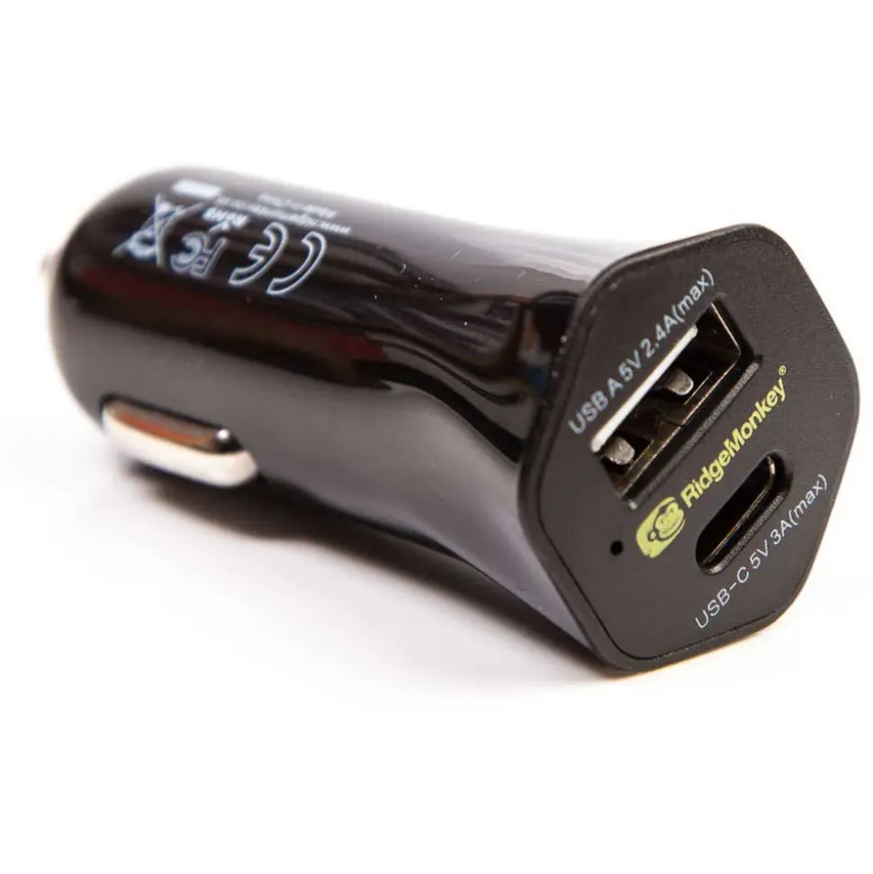 Ridgemonkey Cargador de Coche USB-C Vault 15W