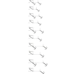 Savage Gear Anzuelo triple Spin Rig 16 cm