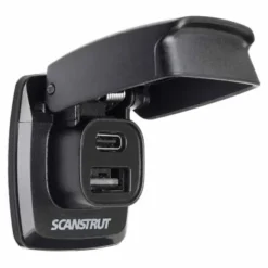 Scanstrut 1xUSB-A y 1xUSB-C 12/Flip Pro Cargador Rápido de Doble Enchufe USB 24V