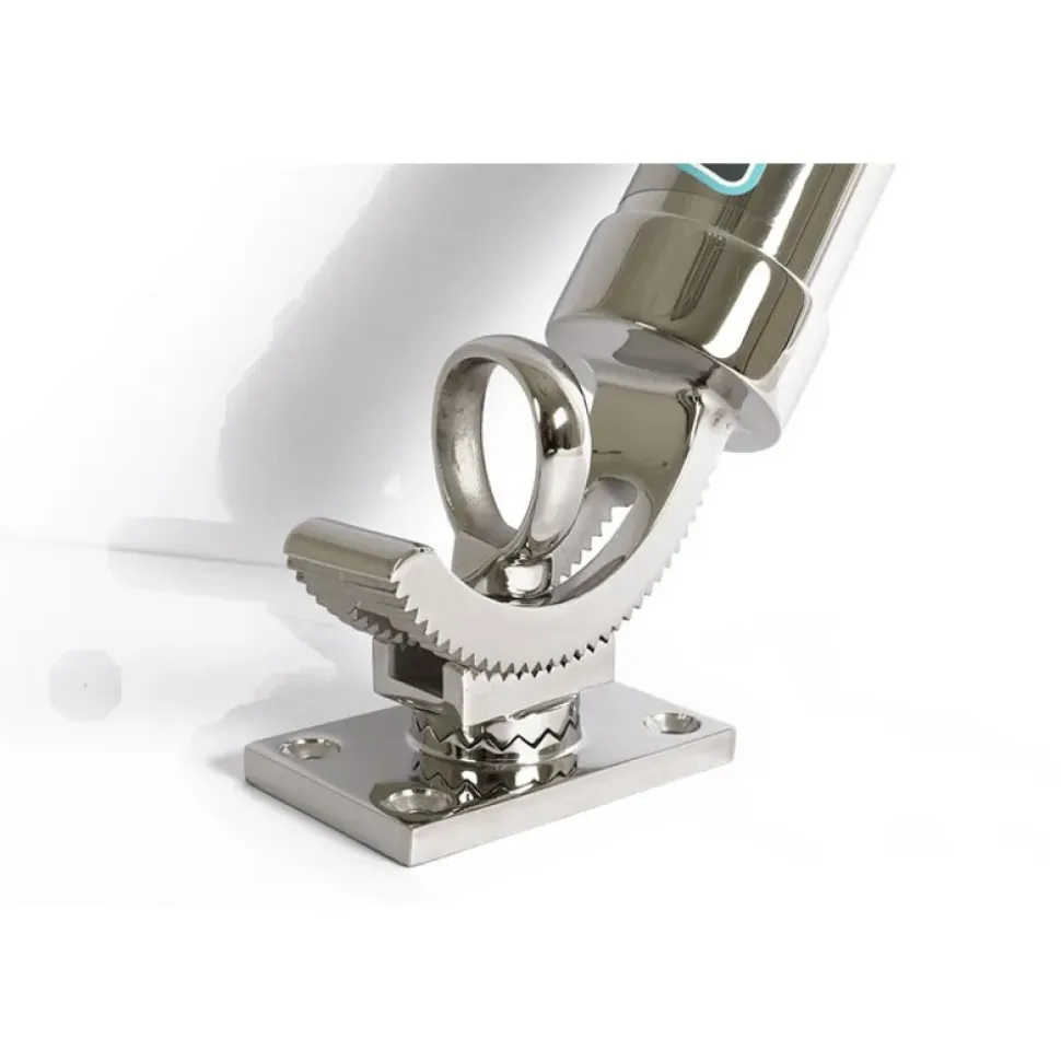 Seanox Soporte de caña para montaje en cubierta Acero inoxidable