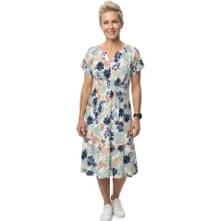 Sea Ranch Vestido midi de manga corta Enja
