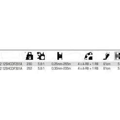 Shimano Fishing Carrete curricán Cardiff 301 A