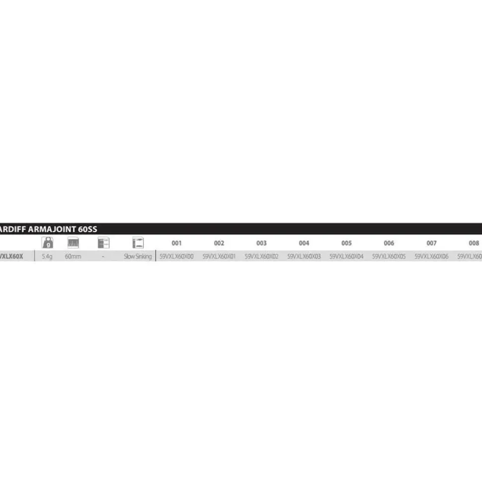 Shimano Fishing Glidebait Cardiff Armajoint 5.4g 60 mm