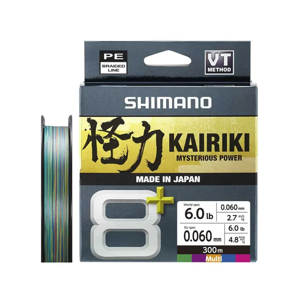 Shimano Fishing Línea trenzada Line Kairiki 8+ 300 m