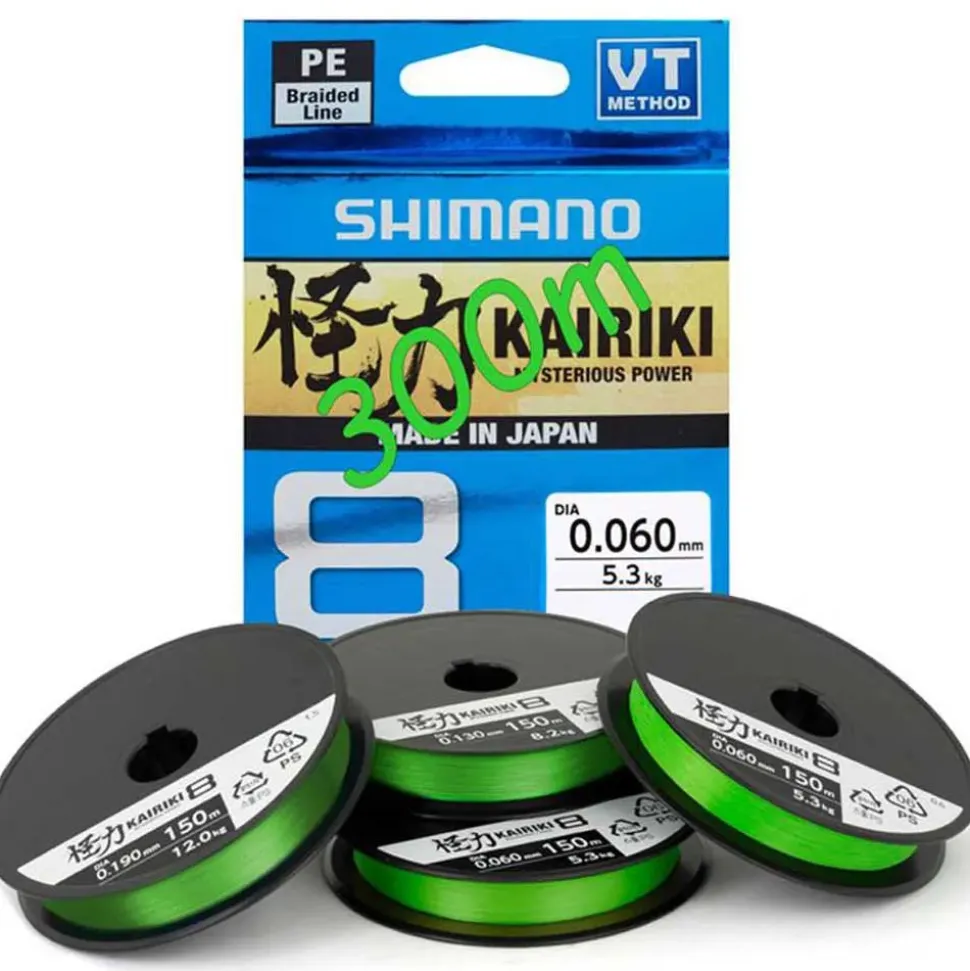 Shimano Fishing Línea trenzada Kariki 8 300 m