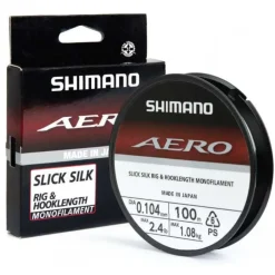 Shimano Fishing Monofilamento Aero Slick Silk Rig&Hooklength 100 m