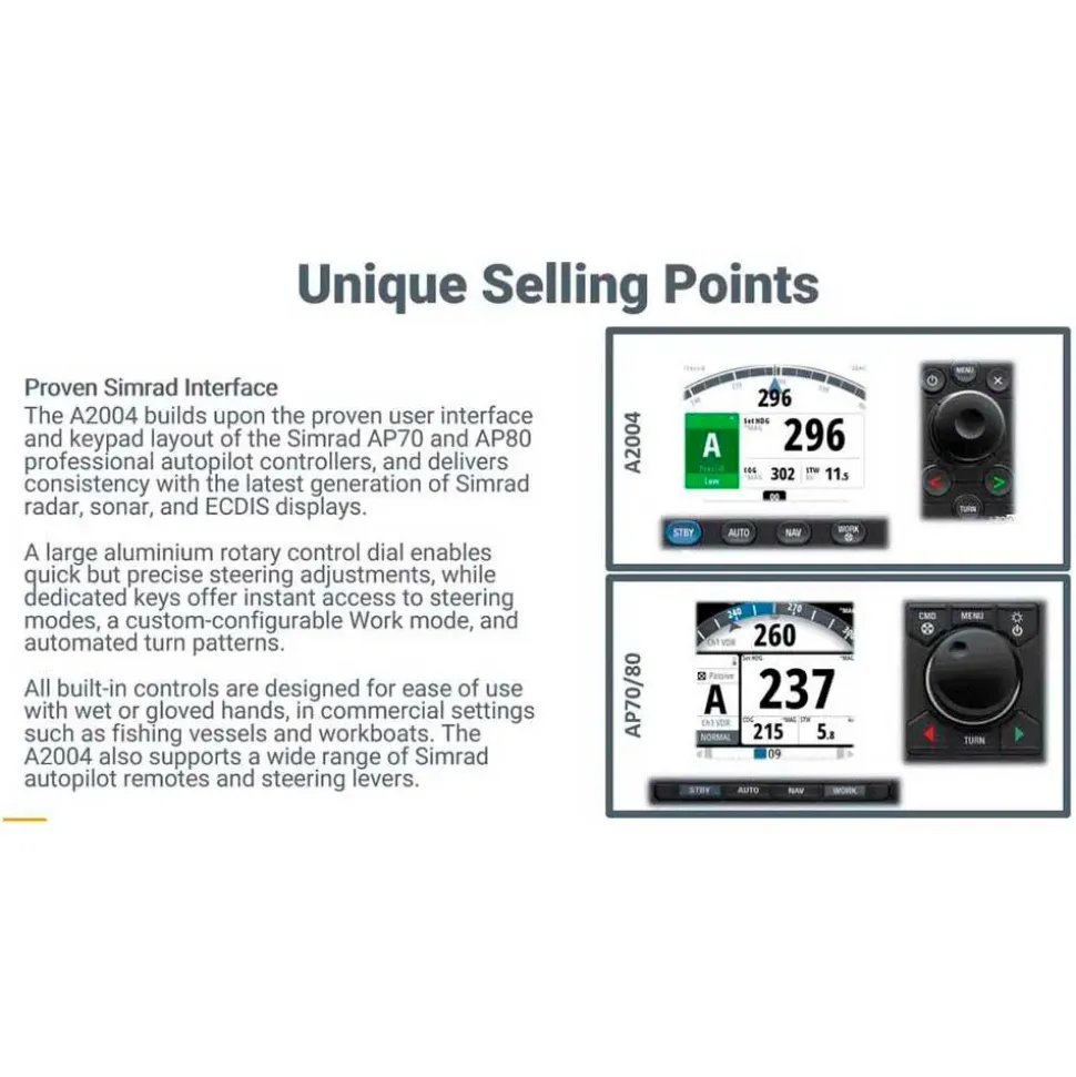 Simrad Piloto automático A2004