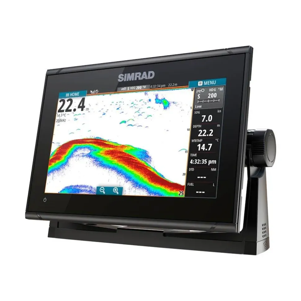Simrad Plotter con transductor GO9 XSE Row Med/Hi/Dwnscn